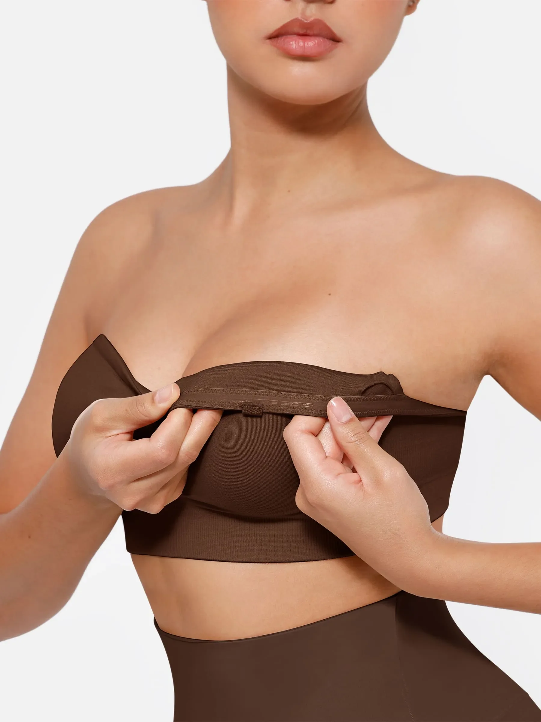 Seamless Strapless Removable Pad Anti-Slip Bra - Image 21