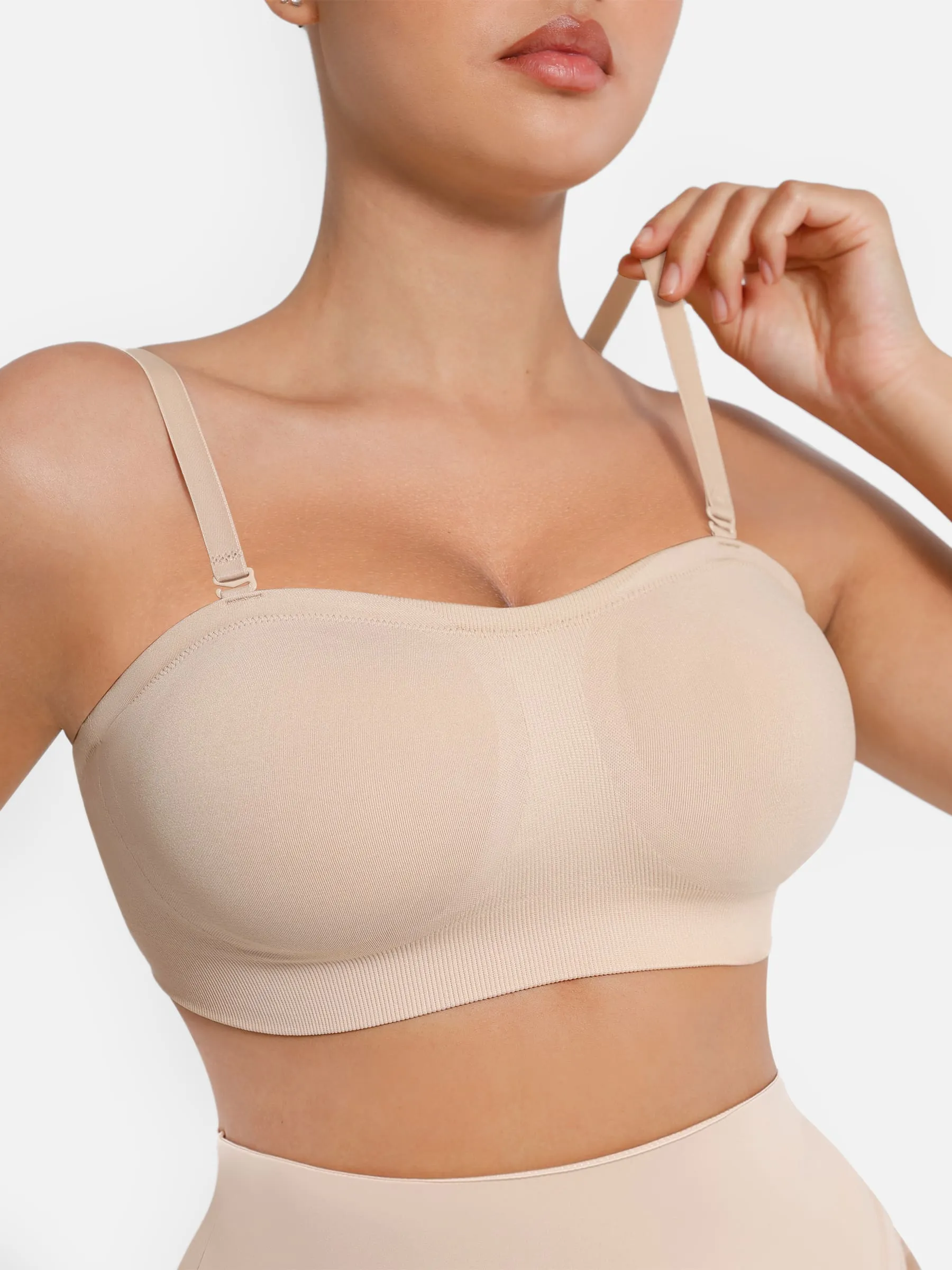 Seamless Strapless Removable Pad Anti-Slip Bra - Image 6