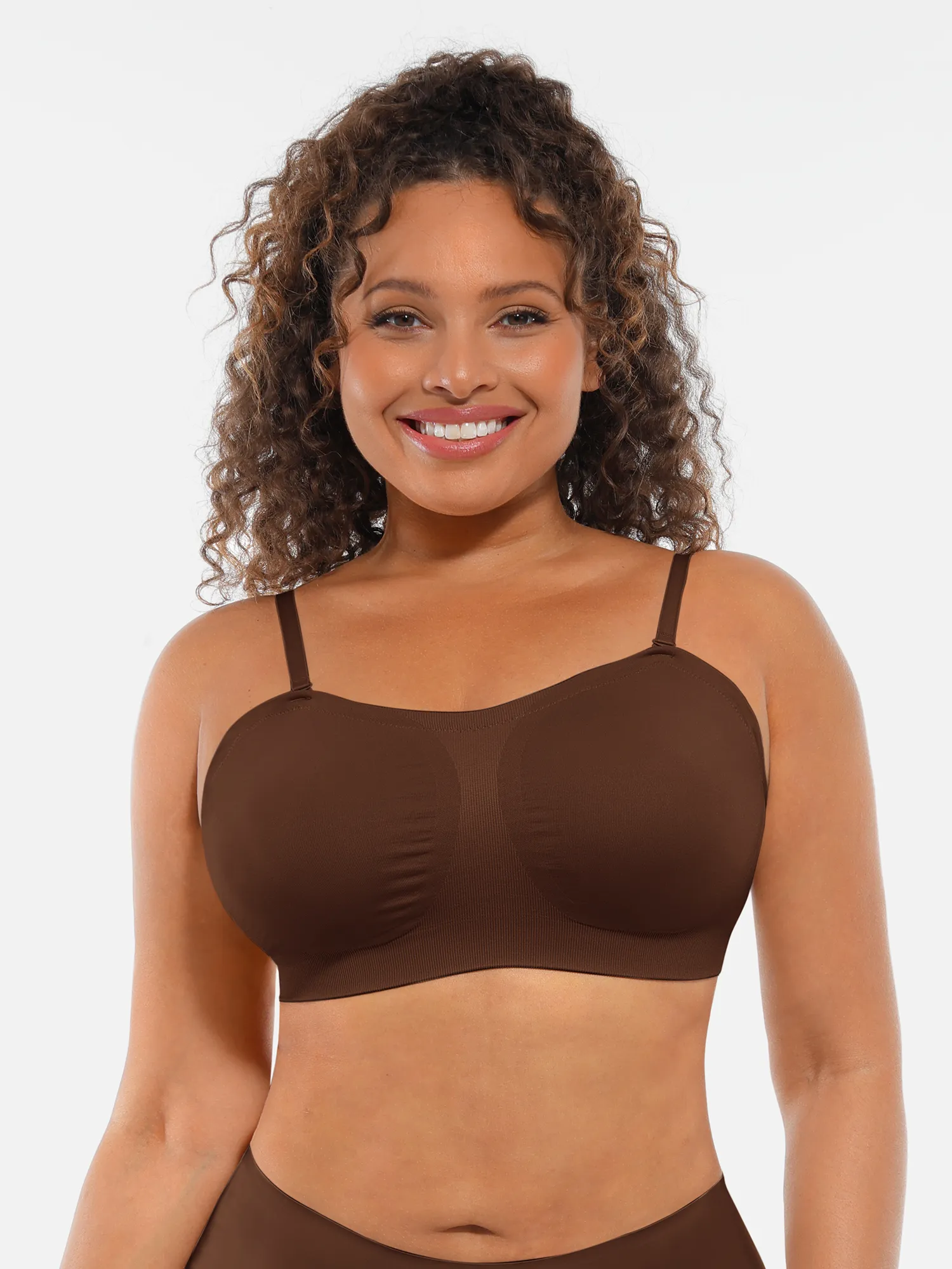 Seamless Strapless Anti-Slip Removable Pads Bra - Image 16