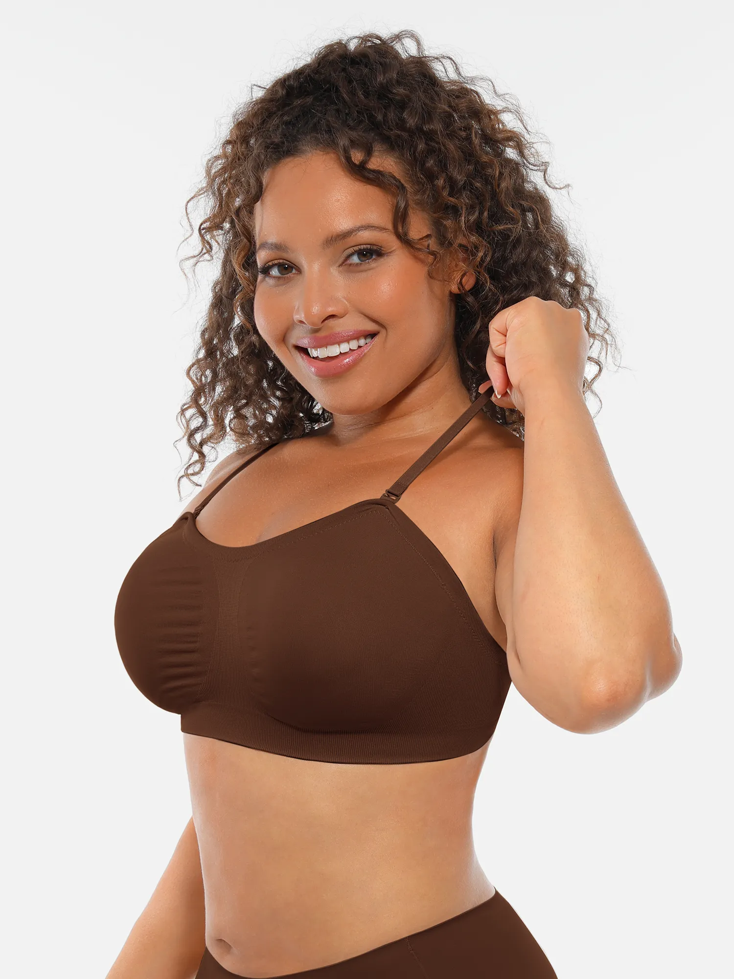 Seamless Strapless Anti-Slip Removable Pads Bra - Image 19