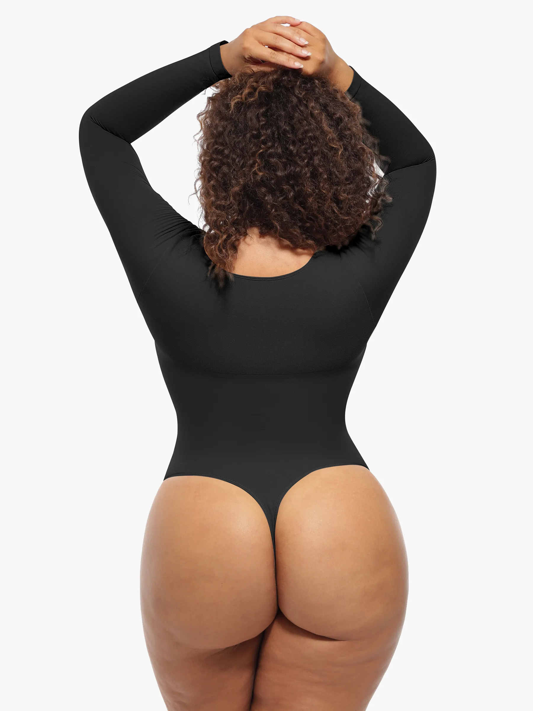 Seamless Supportive Long Sleeve Tummy Control Bodysuit - Image 41
