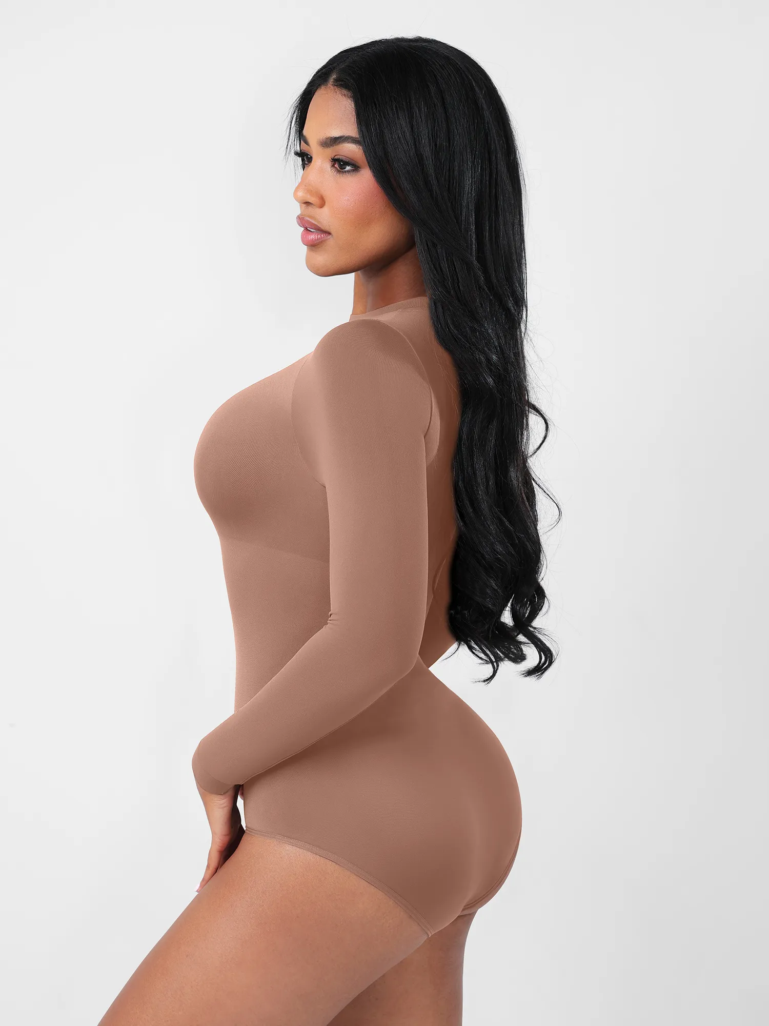 Seamless Ultra-Soft Crew Neck Bodysuit - Image 41