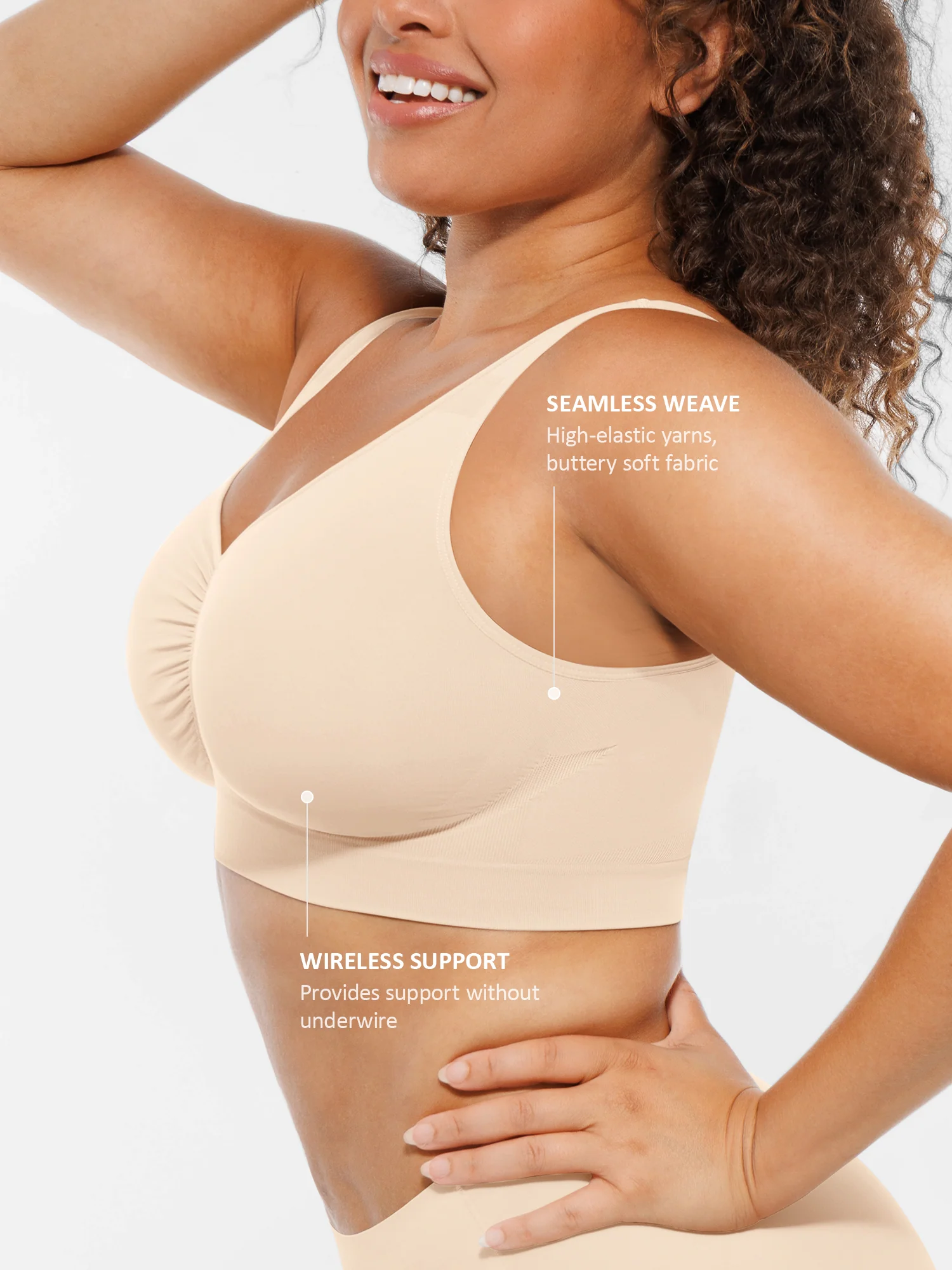 Seamless Wide Straps Everyday Bra - Image 8