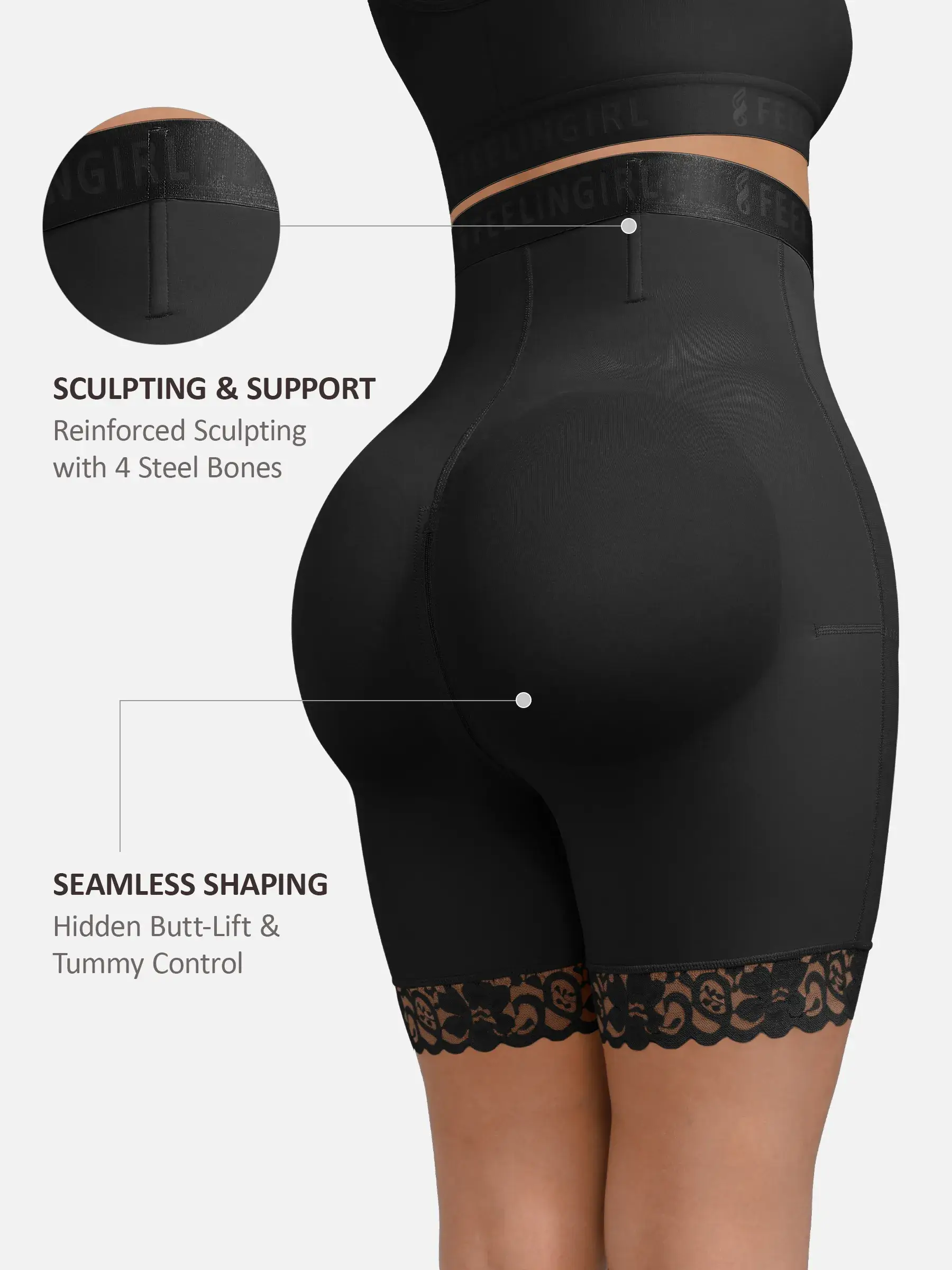 Butt Lift High-Waist Shaper Shorts - Image 10