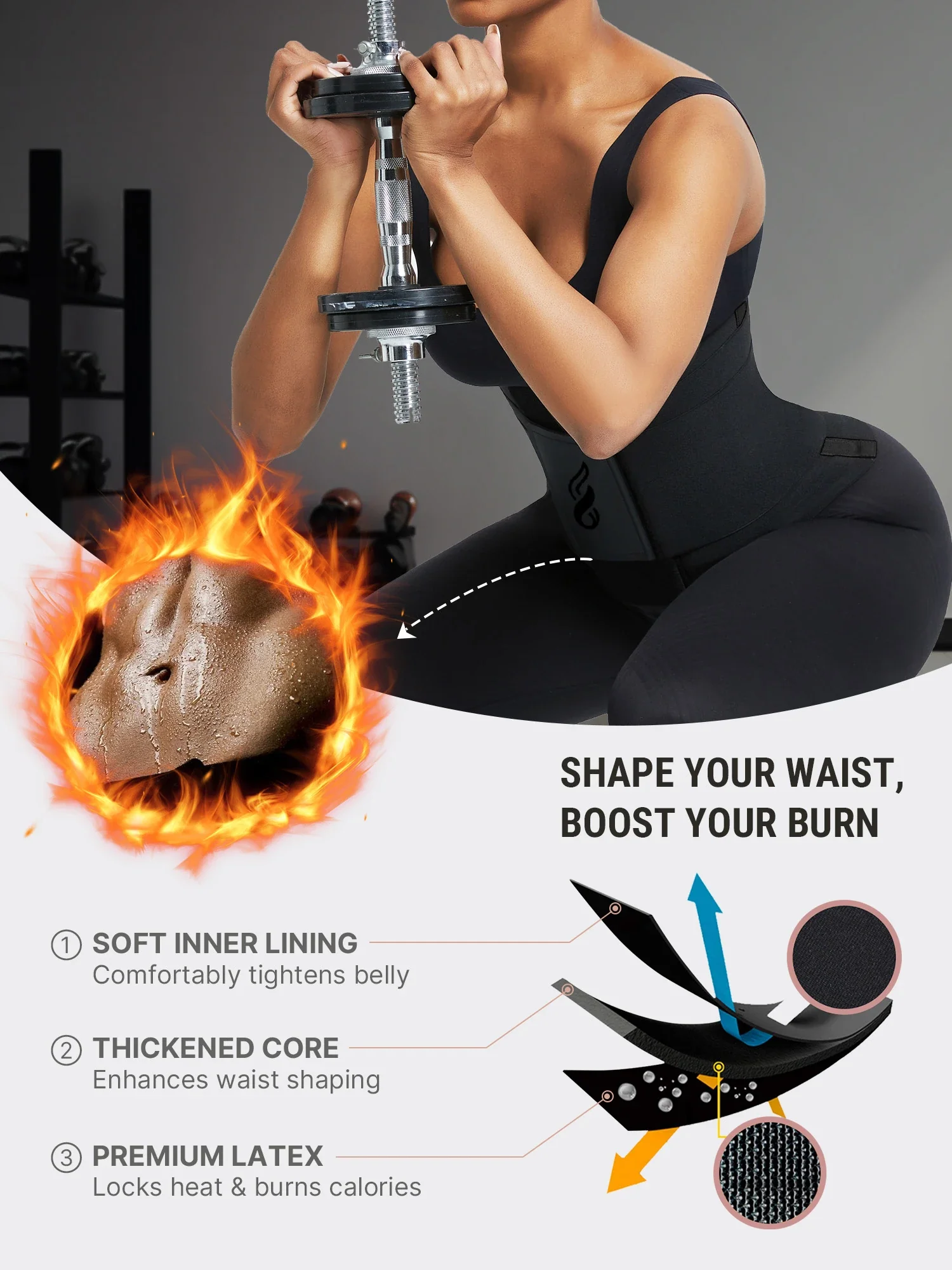 Tummy Control Adjustable Waist Trainer - Image 13