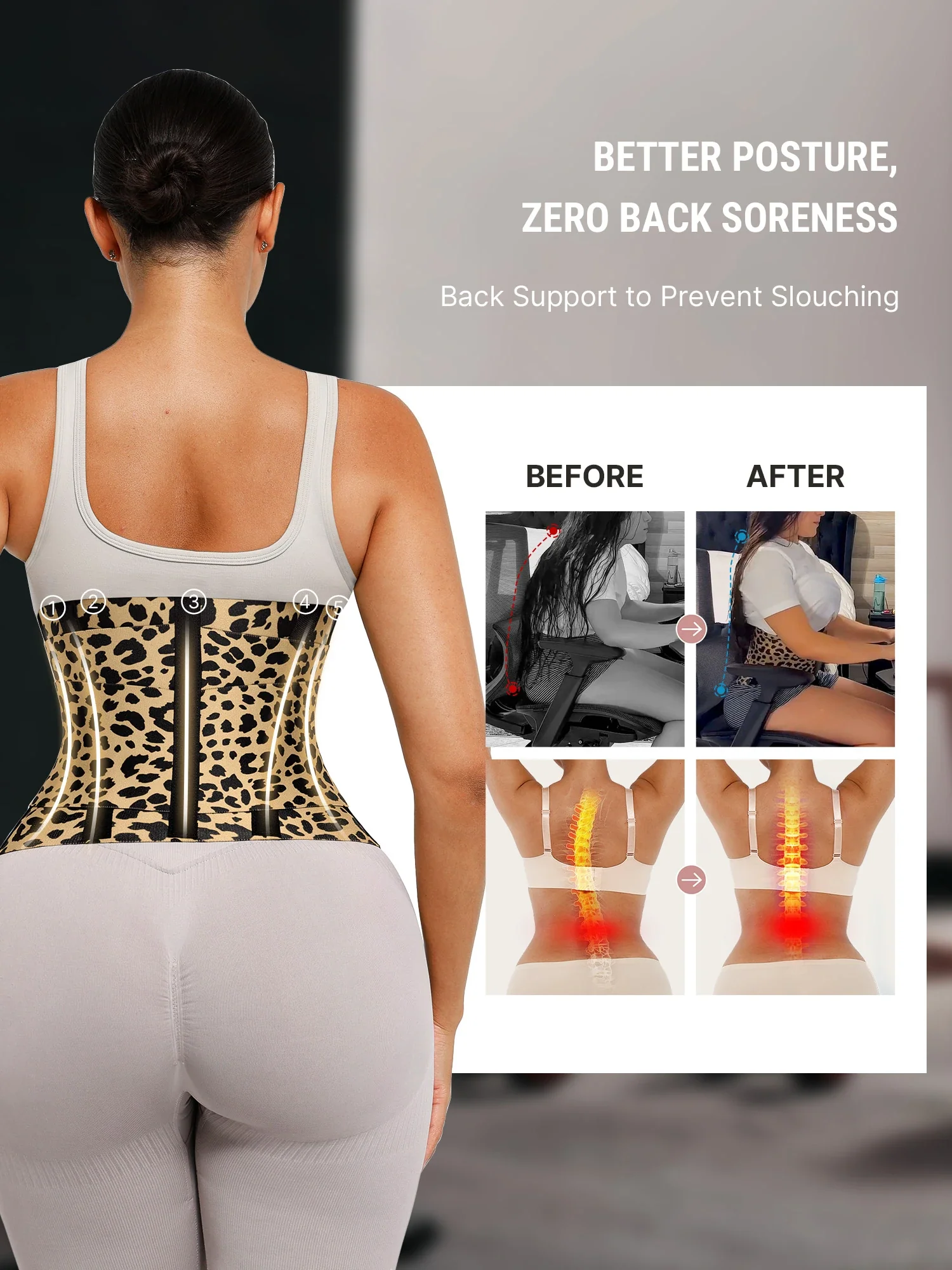 Tummy Control Adjustable Waist Trainer - Image 23