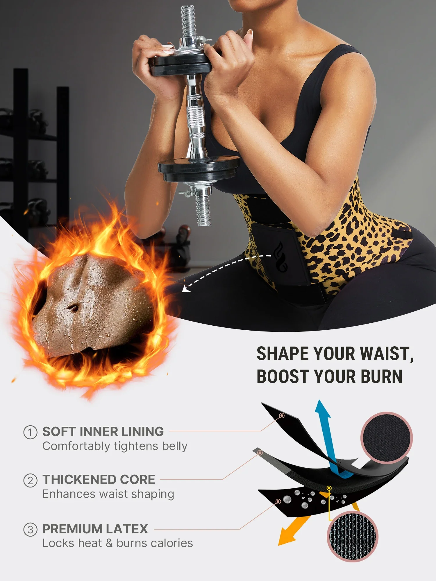 Tummy Control Adjustable Waist Trainer - Image 24