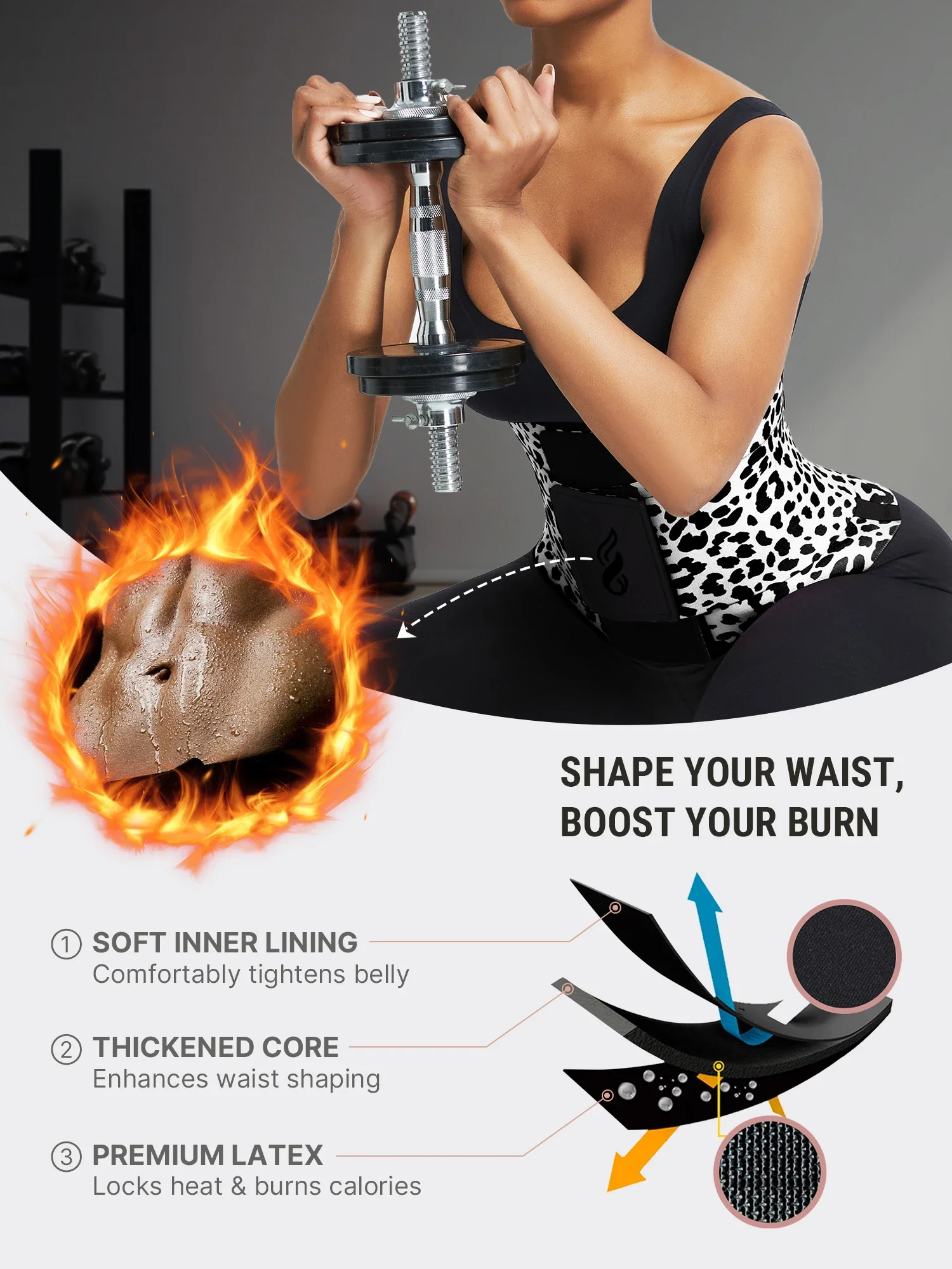 Tummy Control Adjustable Waist Trainer - Image 47