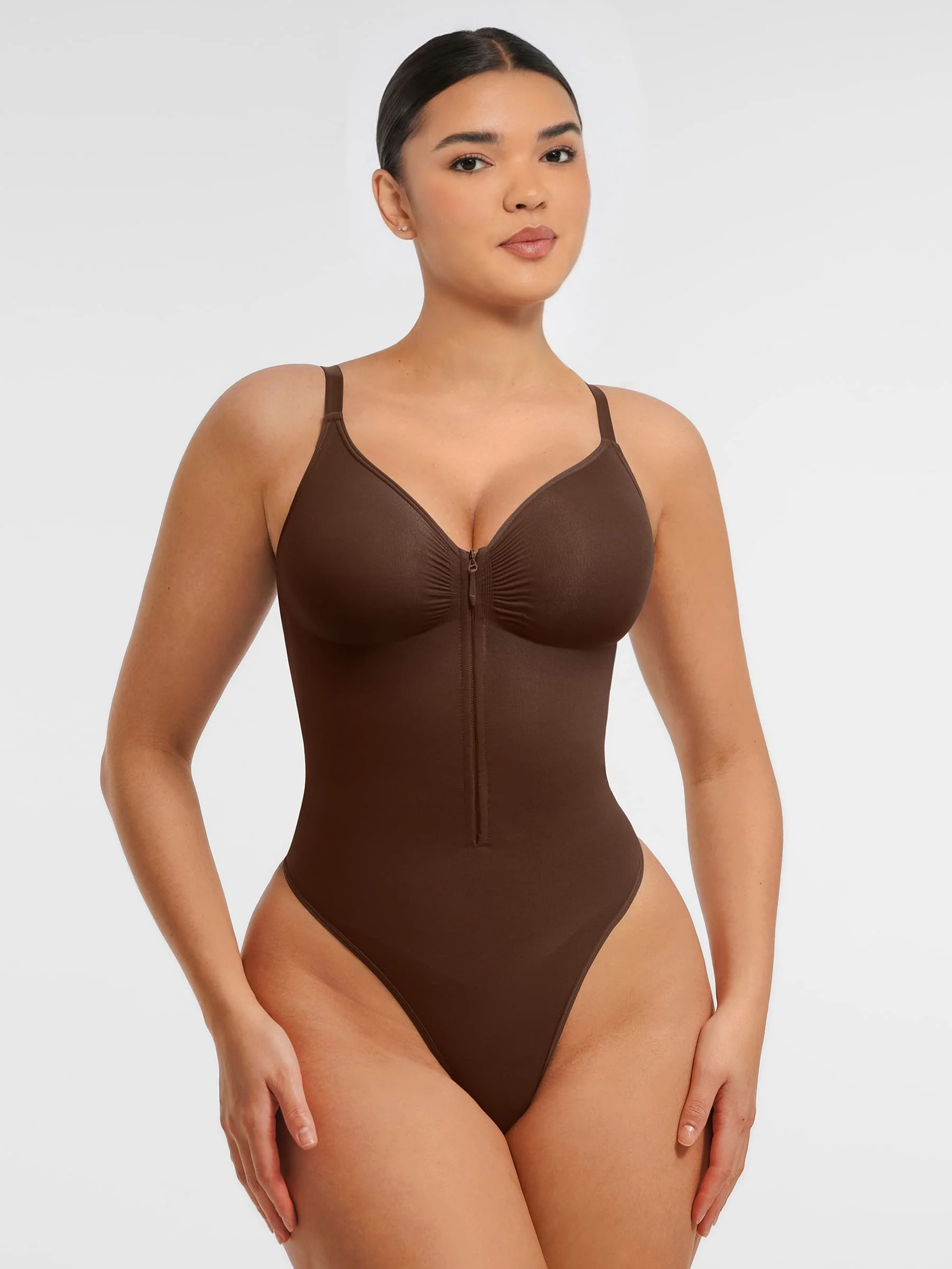 Tummy Control Seamless Zipper Bodysuit [BOGO] - Image 14