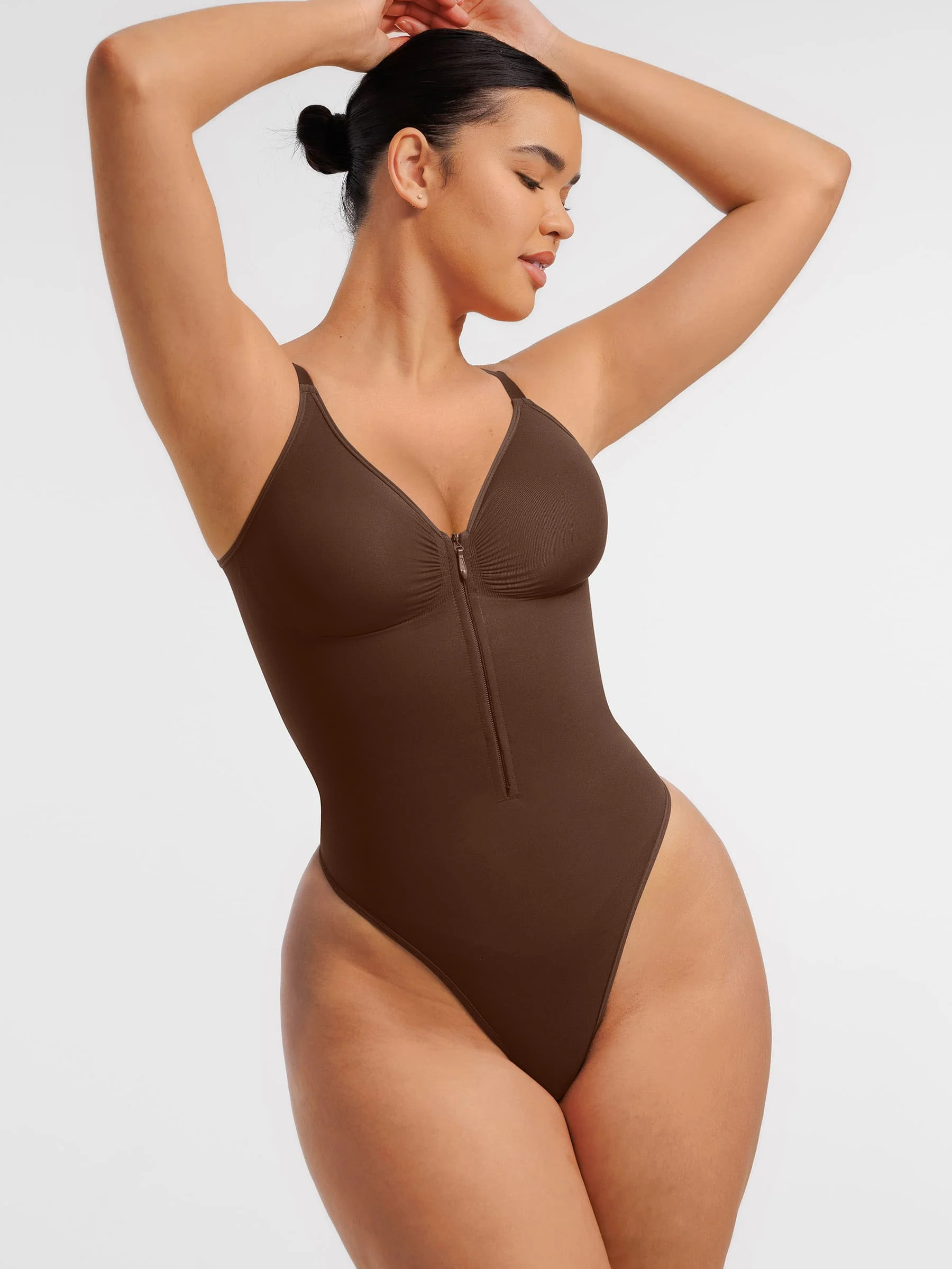 Tummy Control Seamless Zipper Bodysuit [BOGO] - Image 17