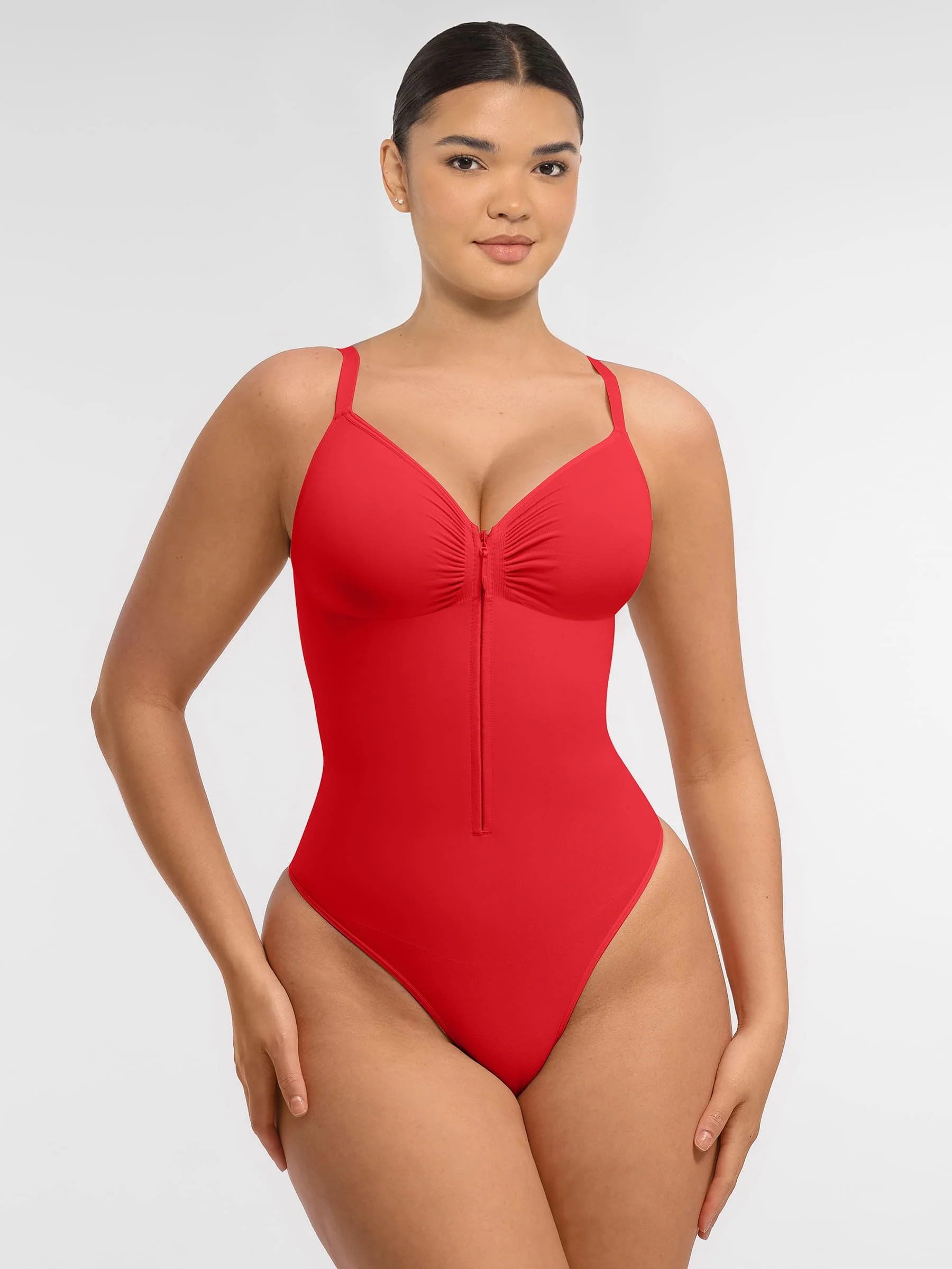 Tummy Control Seamless Zipper Bodysuit [BOGO] - Image 26