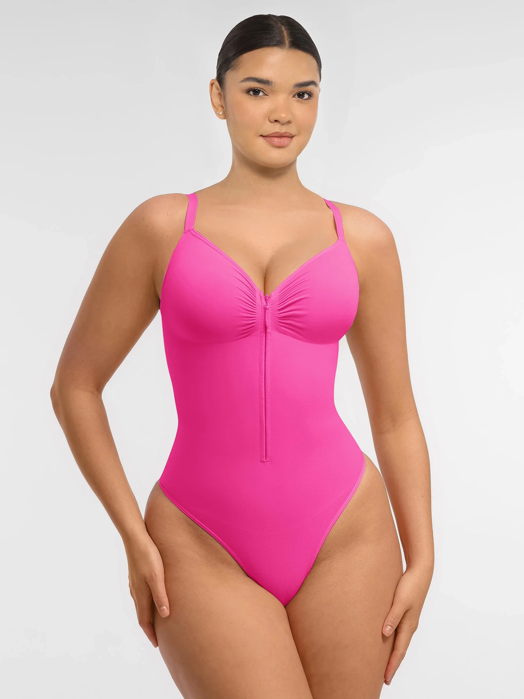Tummy Control Seamless Zipper Bodysuit [BOGO] - Image 37
