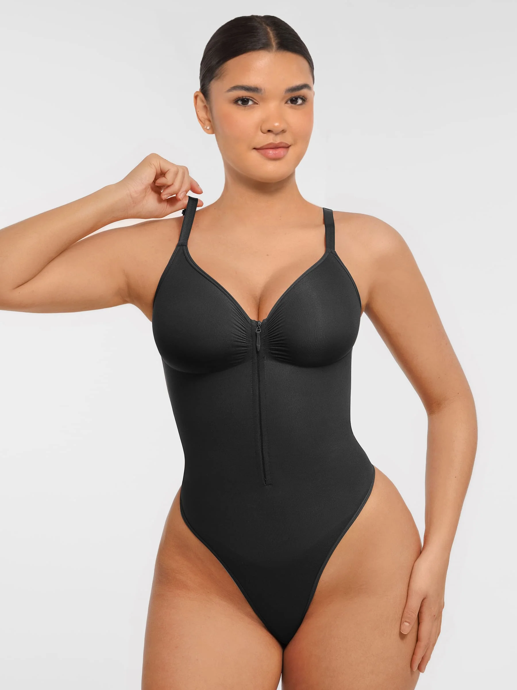 Tummy Control Seamless Zipper Bodysuit [BOGO] - Image 4