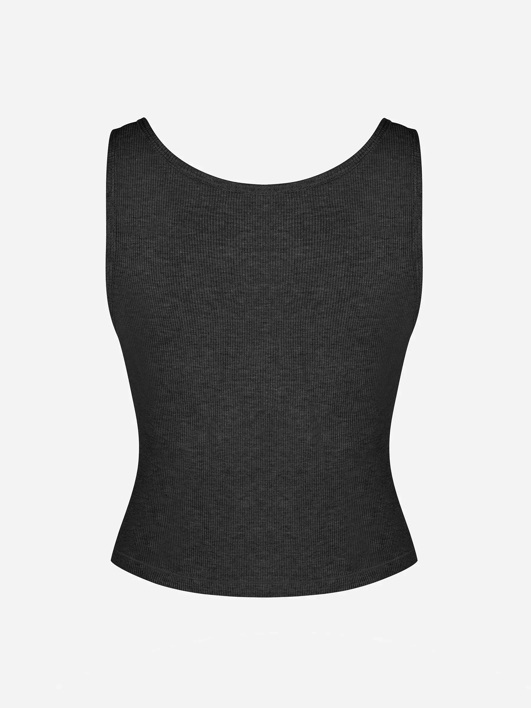 Ribbed Square-Neck Lounge Tank Top - Image 26