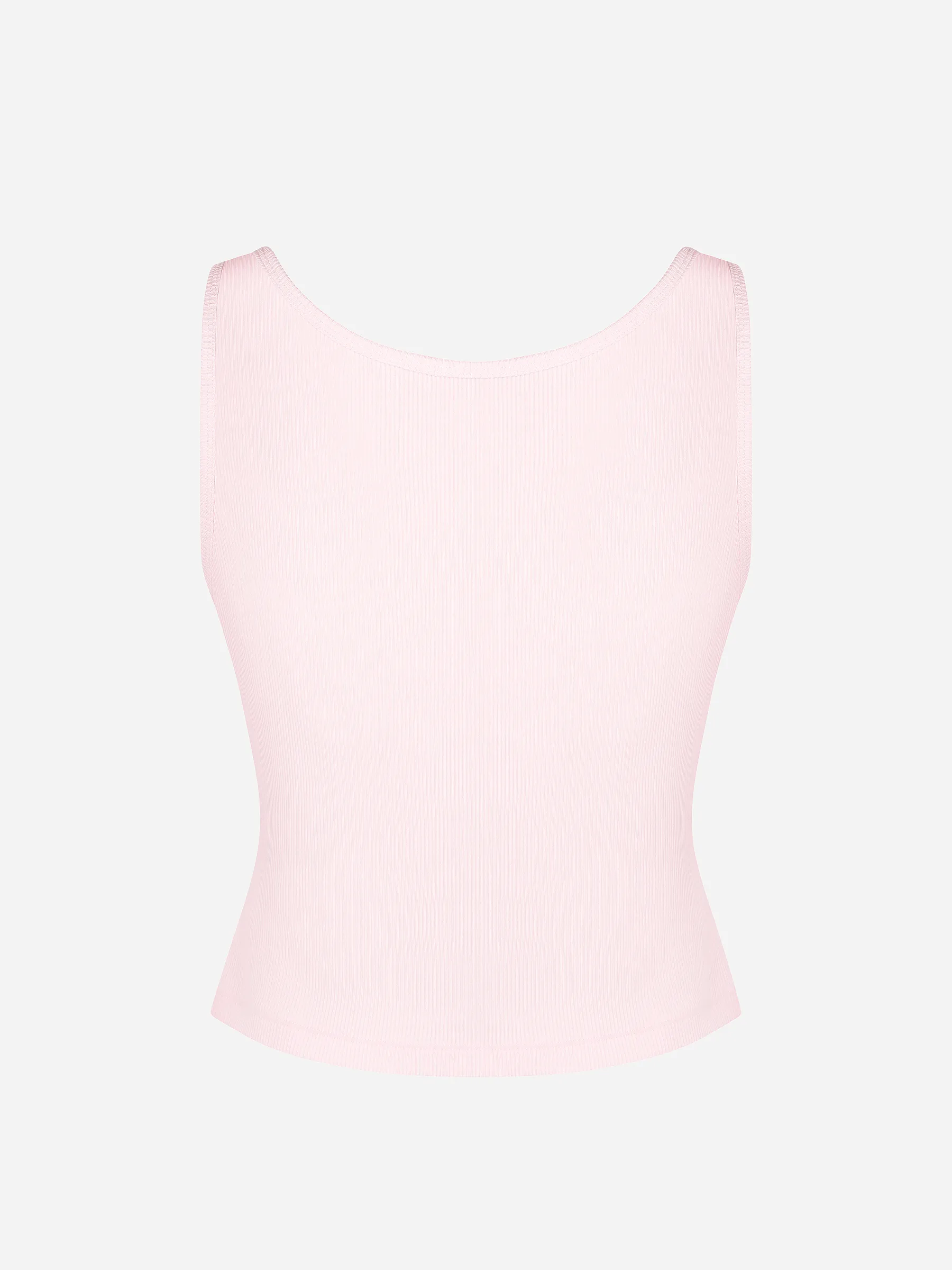 Ribbed Square-Neck Lounge Tank Top - Image 9
