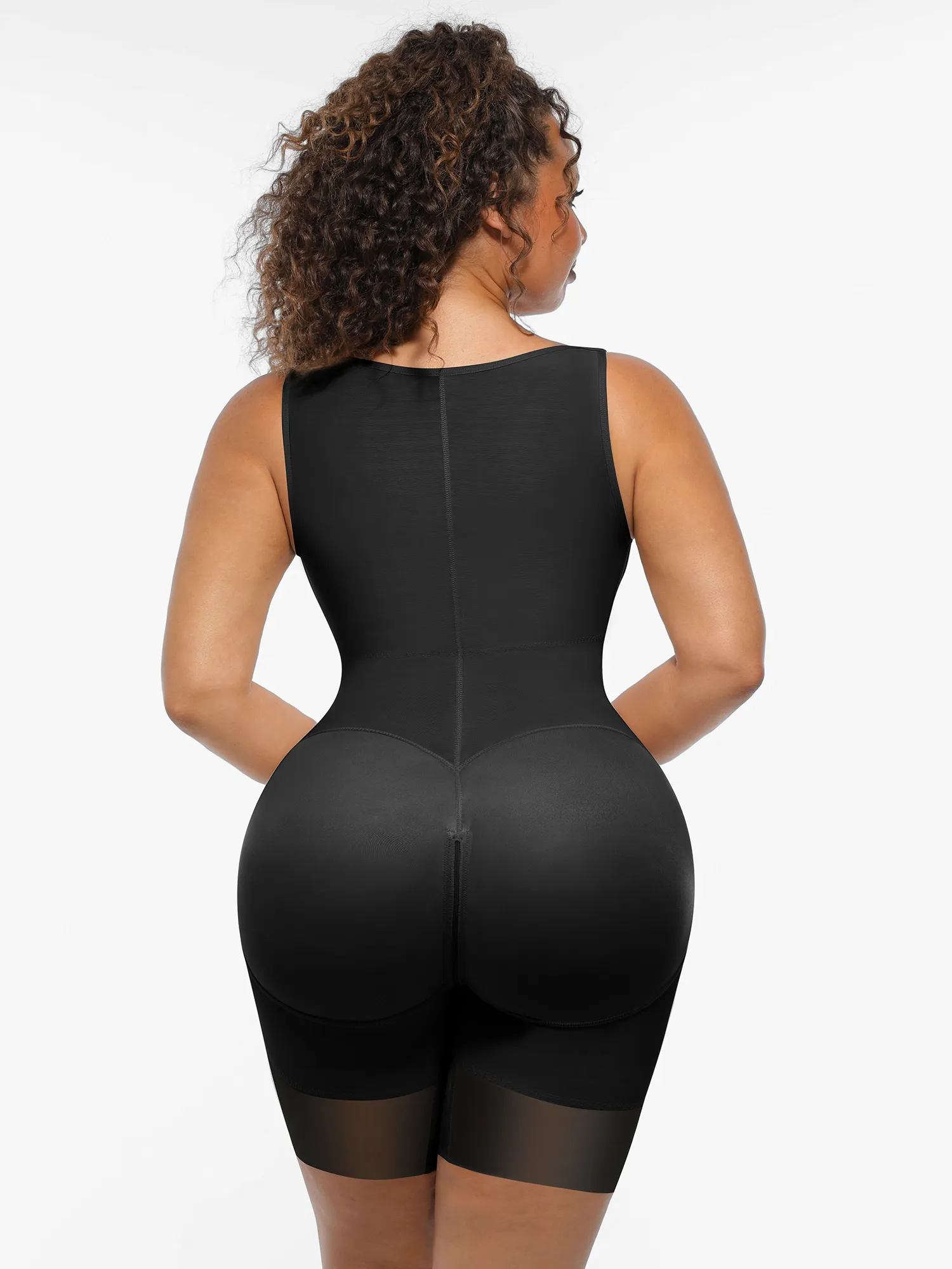 V-Shaped Faja Tummy Control Butt Lift Bodysuit - Image 10