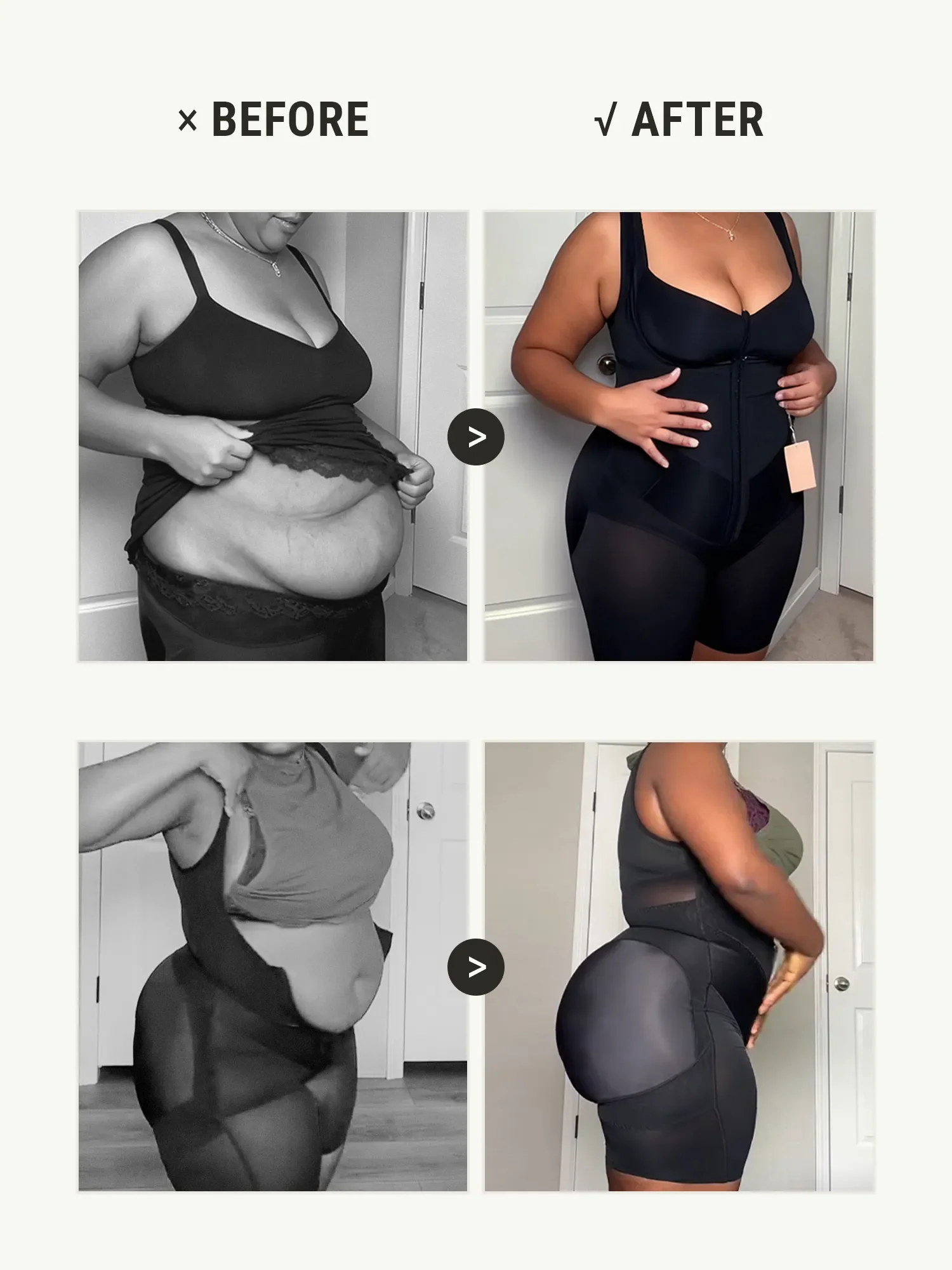 V-Shaped Shaping Lift Bodysuit & Unlined Soft Bra Bundle - Image 14
