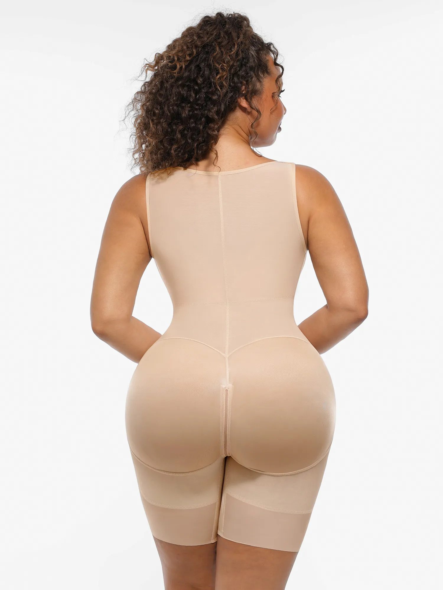 V-Shaped Faja Tummy Control Butt Lift Bodysuit - Image 18