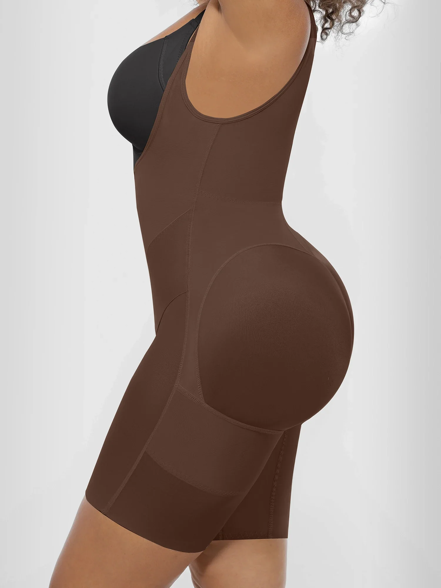 V-Shaped Faja Tummy Control Butt Lift Bodysuit - Image 25