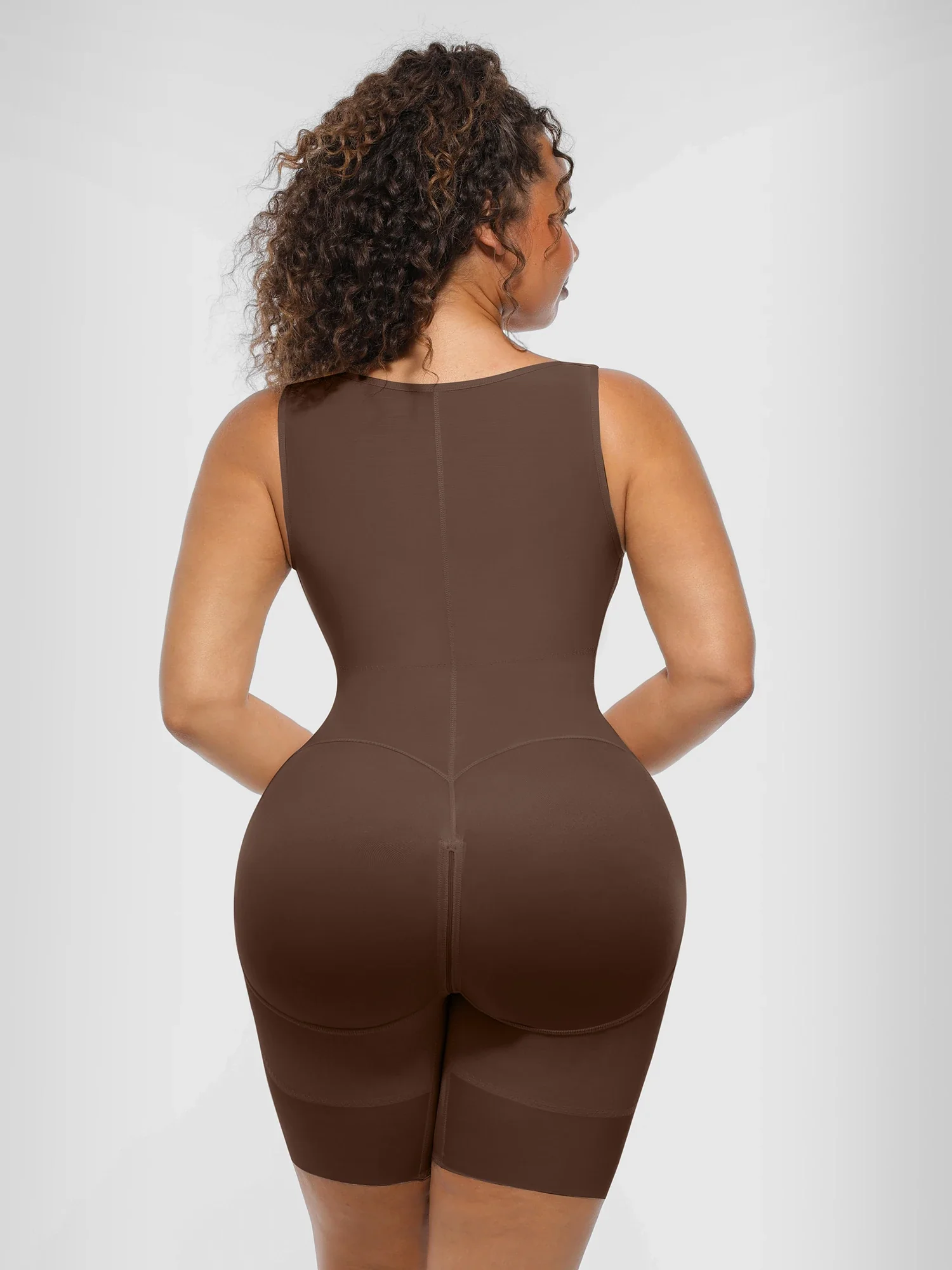 V-Shaped Faja Tummy Control Butt Lift Bodysuit - Image 27