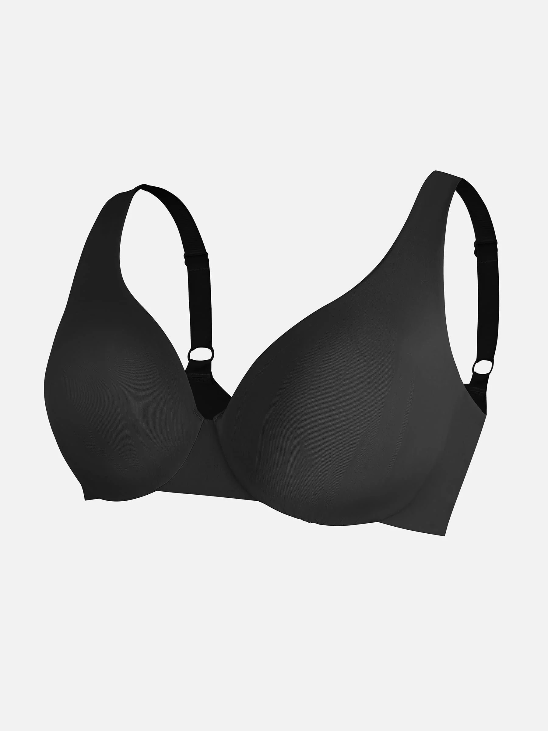 Adjustable-Strap Underwire Plunge Bra - Image 36
