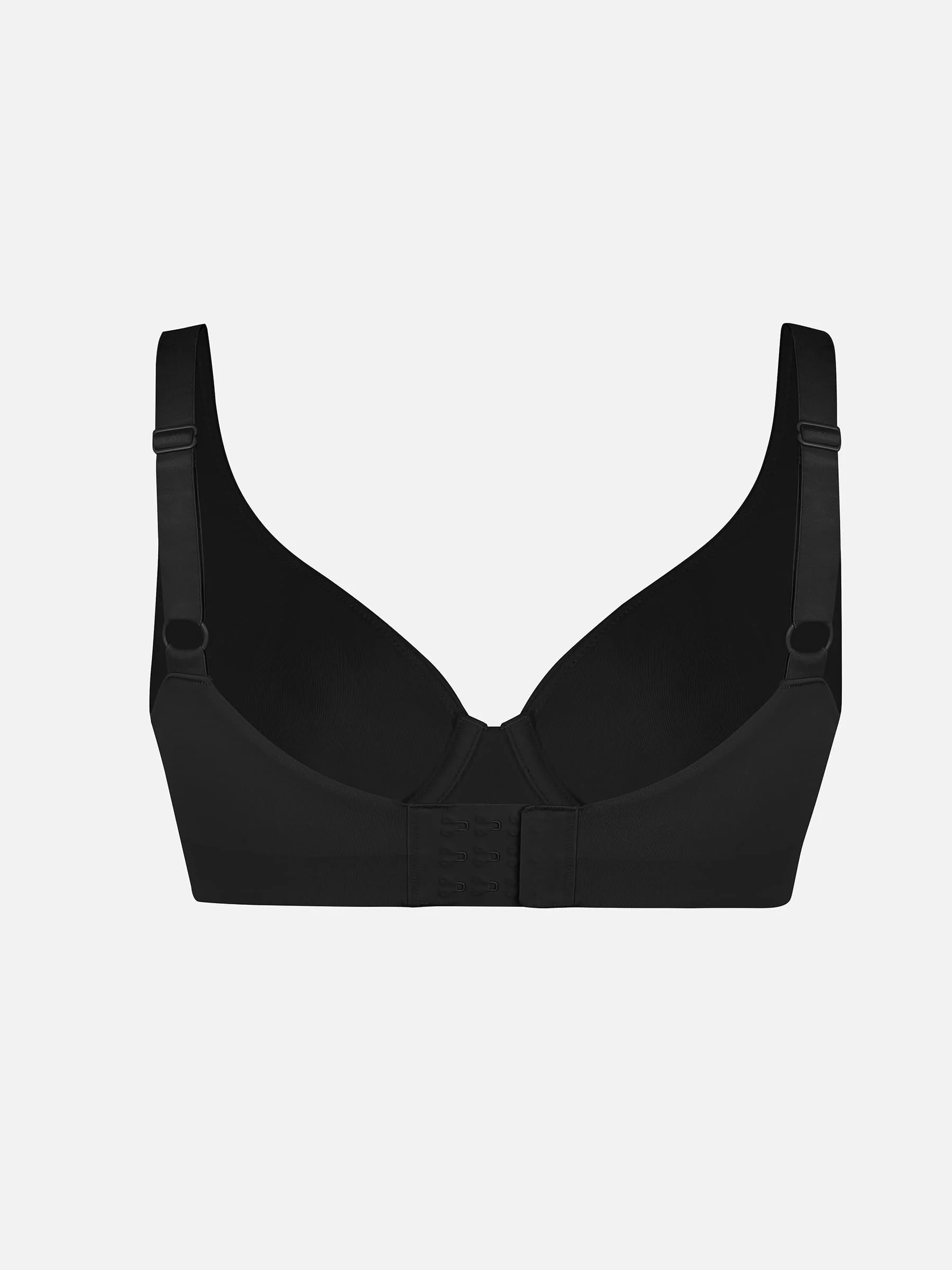 Adjustable-Strap Underwire Plunge Bra - Image 37