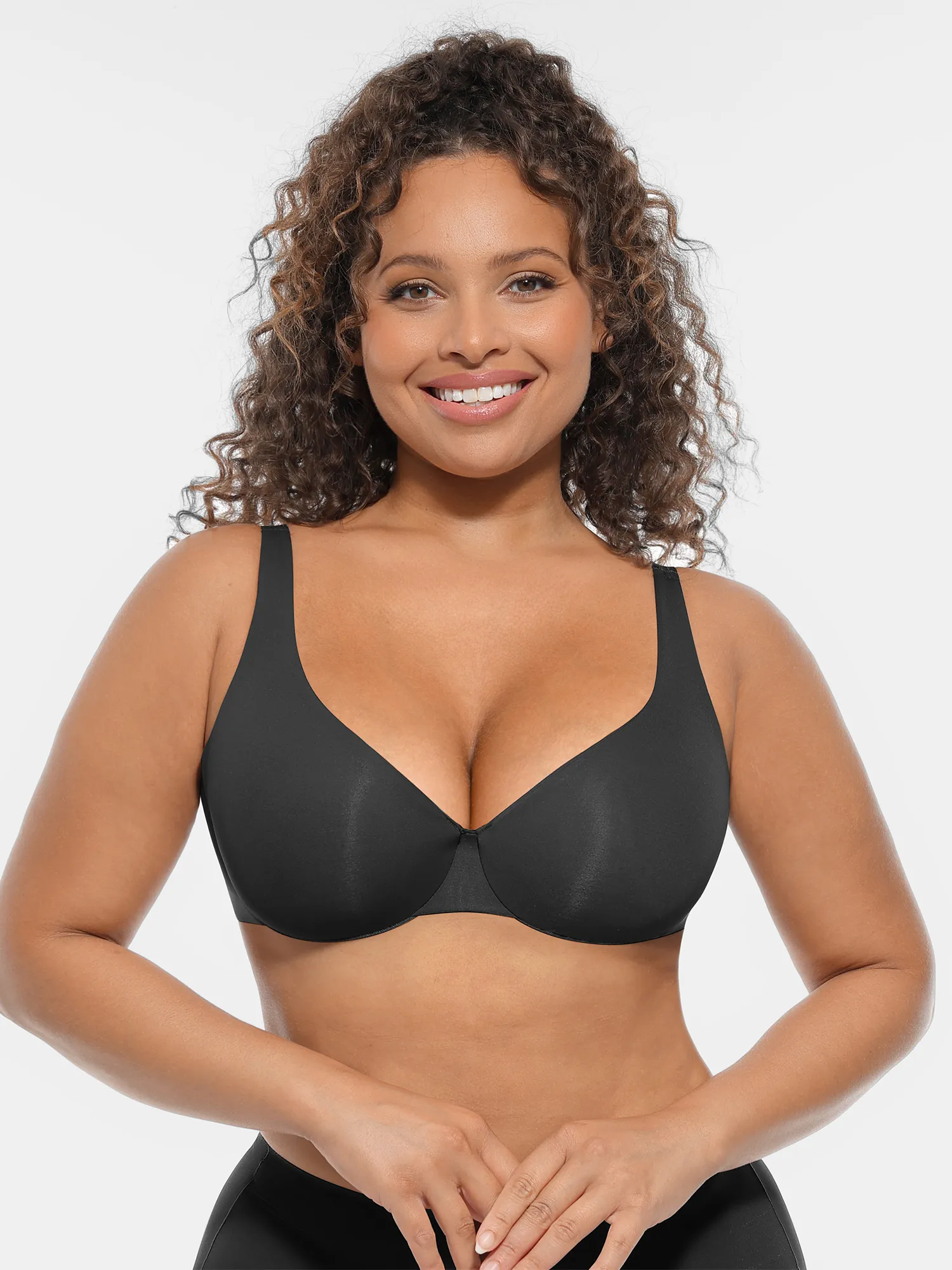 Adjustable-Strap Underwire Deep V-neck Bra Bundle - Image 12