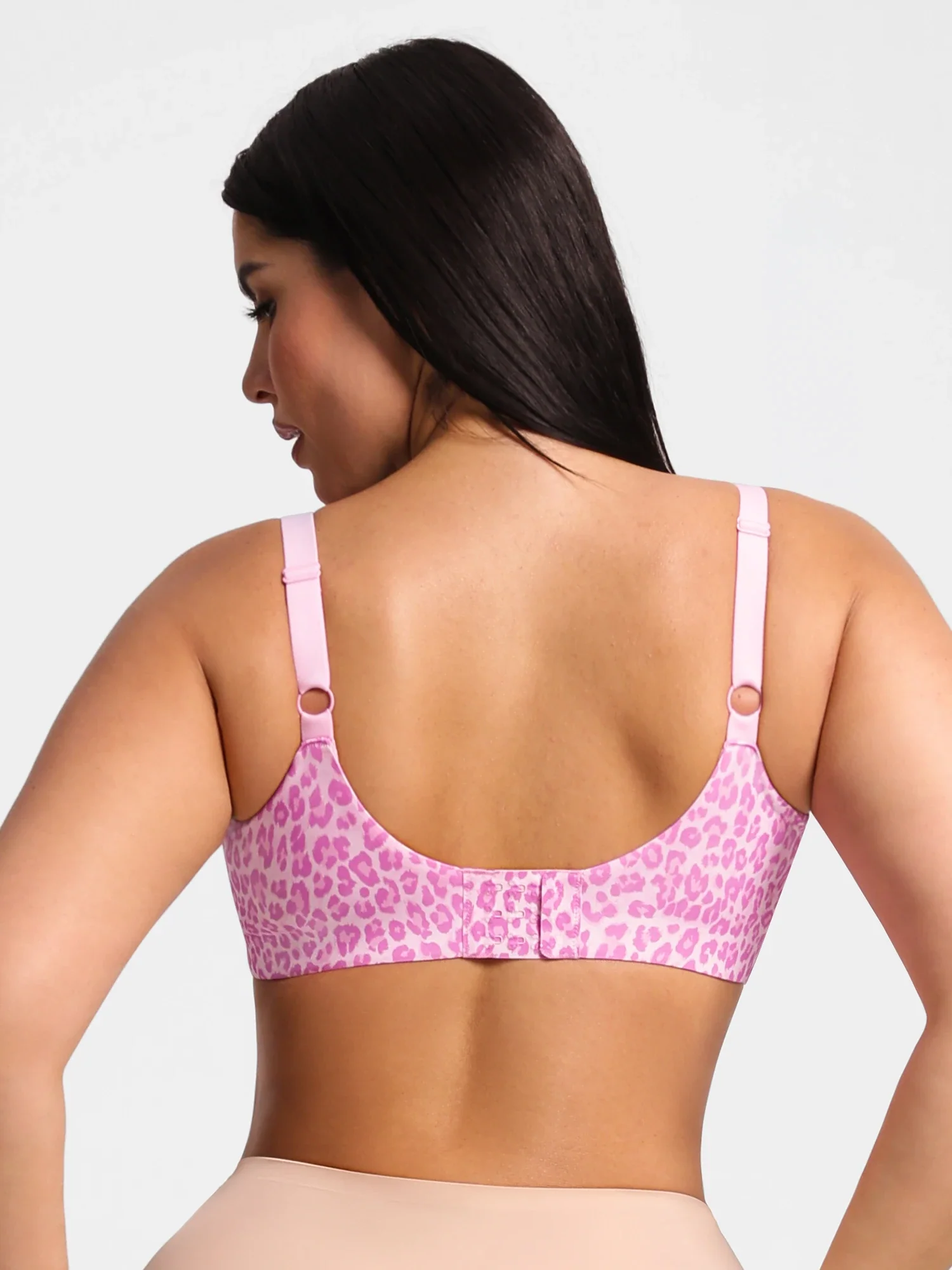 Adjustable-Strap Underwire Deep V-neck Bra - Image 50