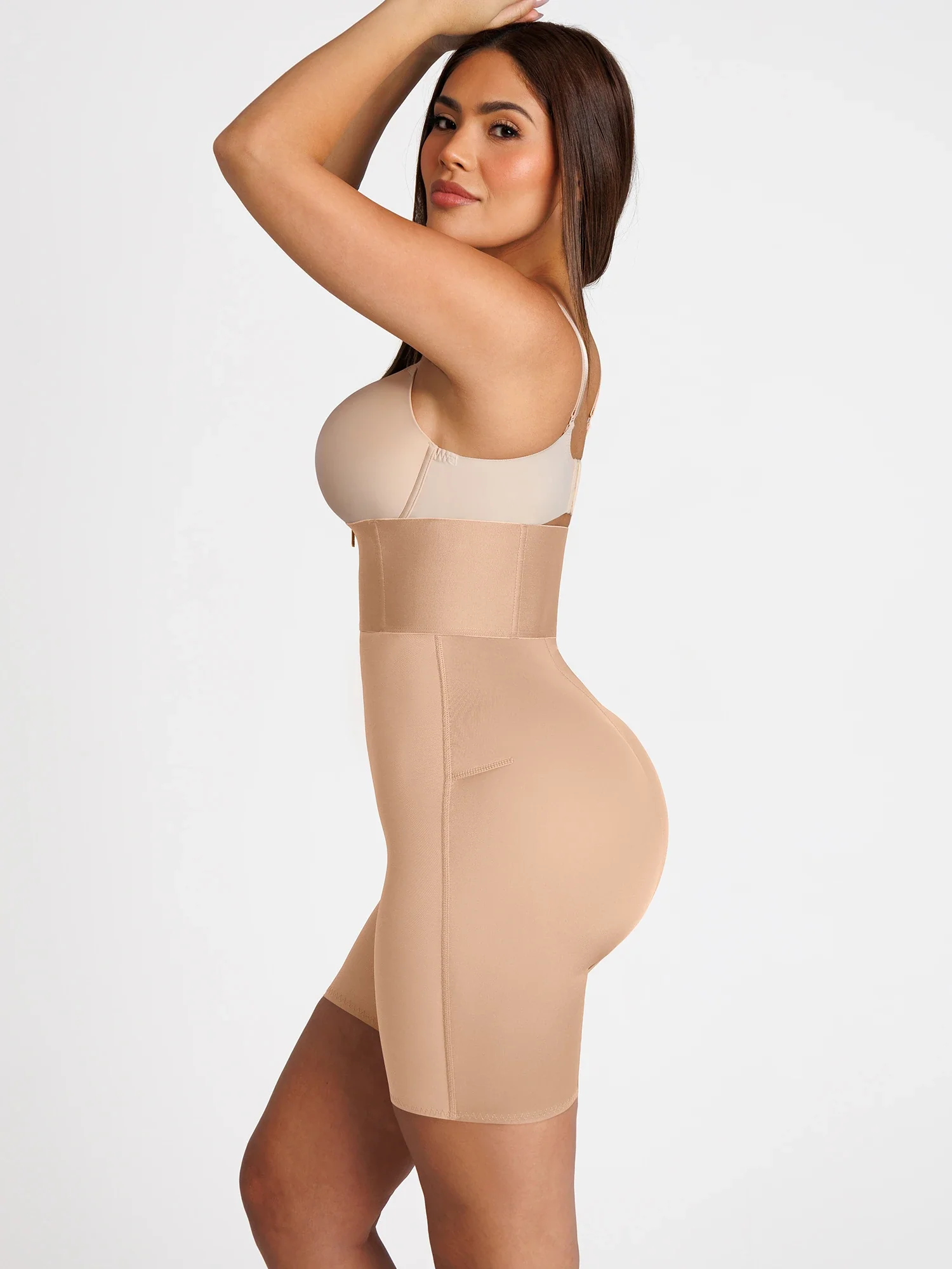 Tummy Control Wide Waistband Shaping Shorts - Image 12