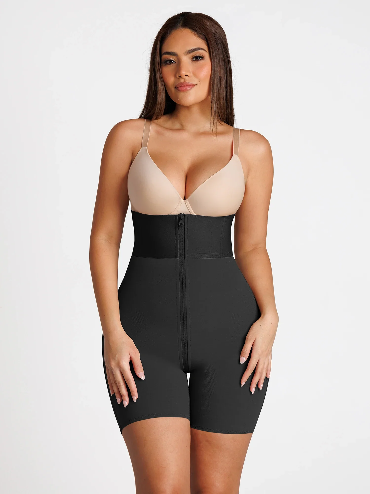 Tummy Control Wide Waistband Shaping Shorts - Image 4