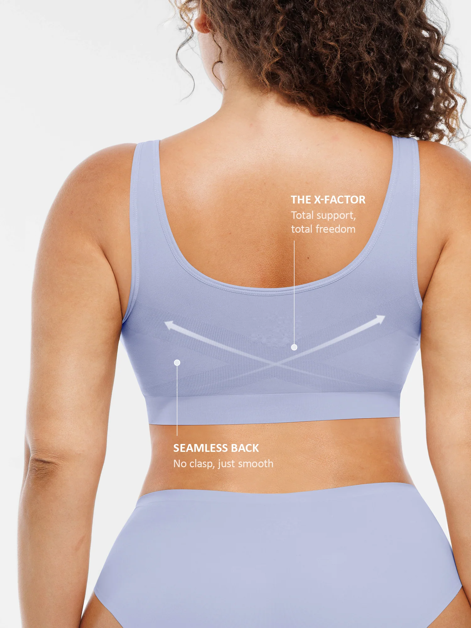 Wire-Free Wide Straps Comfort Bra [BOGO] - Image 3