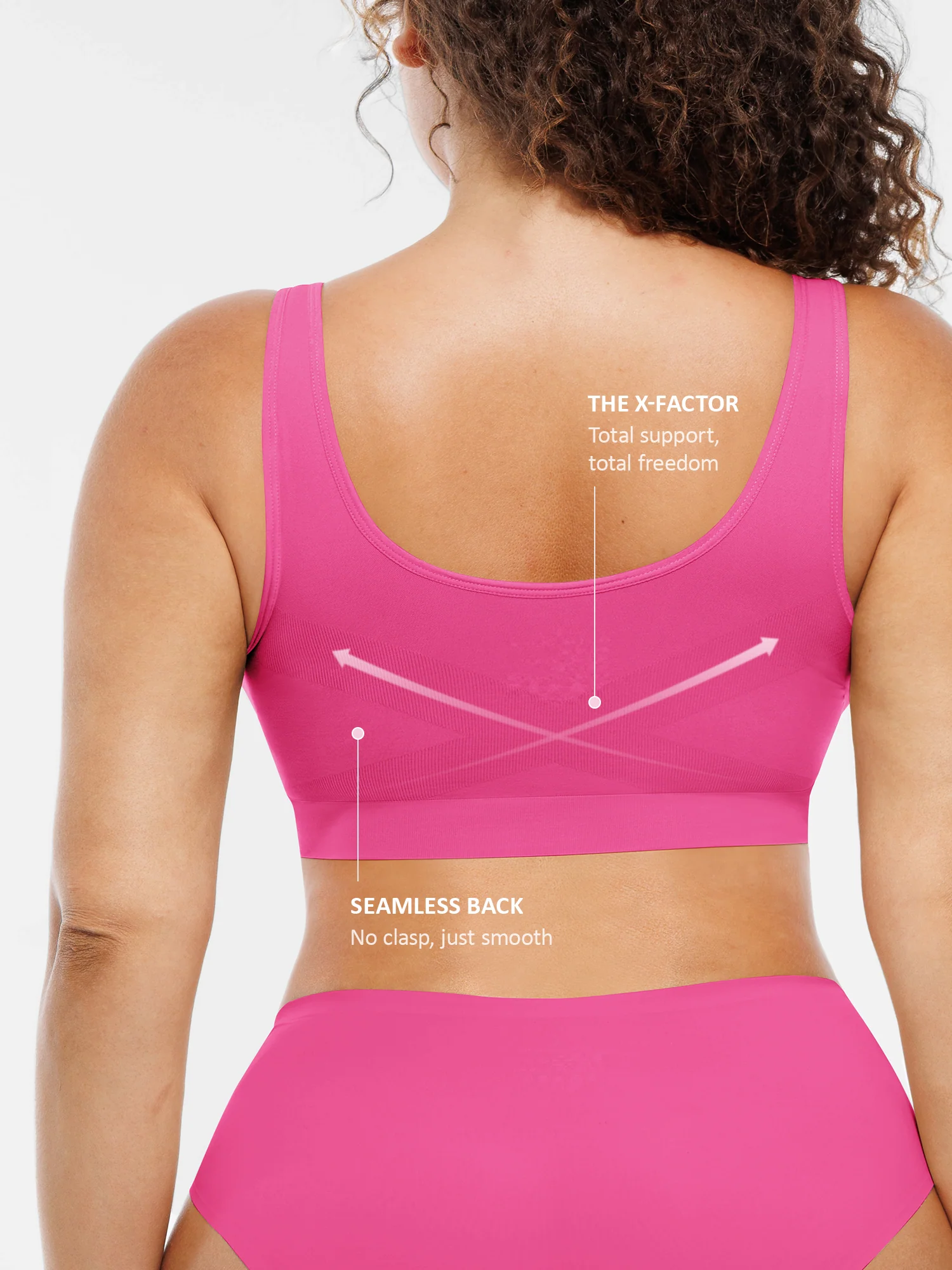 Wire-Free Wide Straps Comfort Bra [BOGO] - Image 30