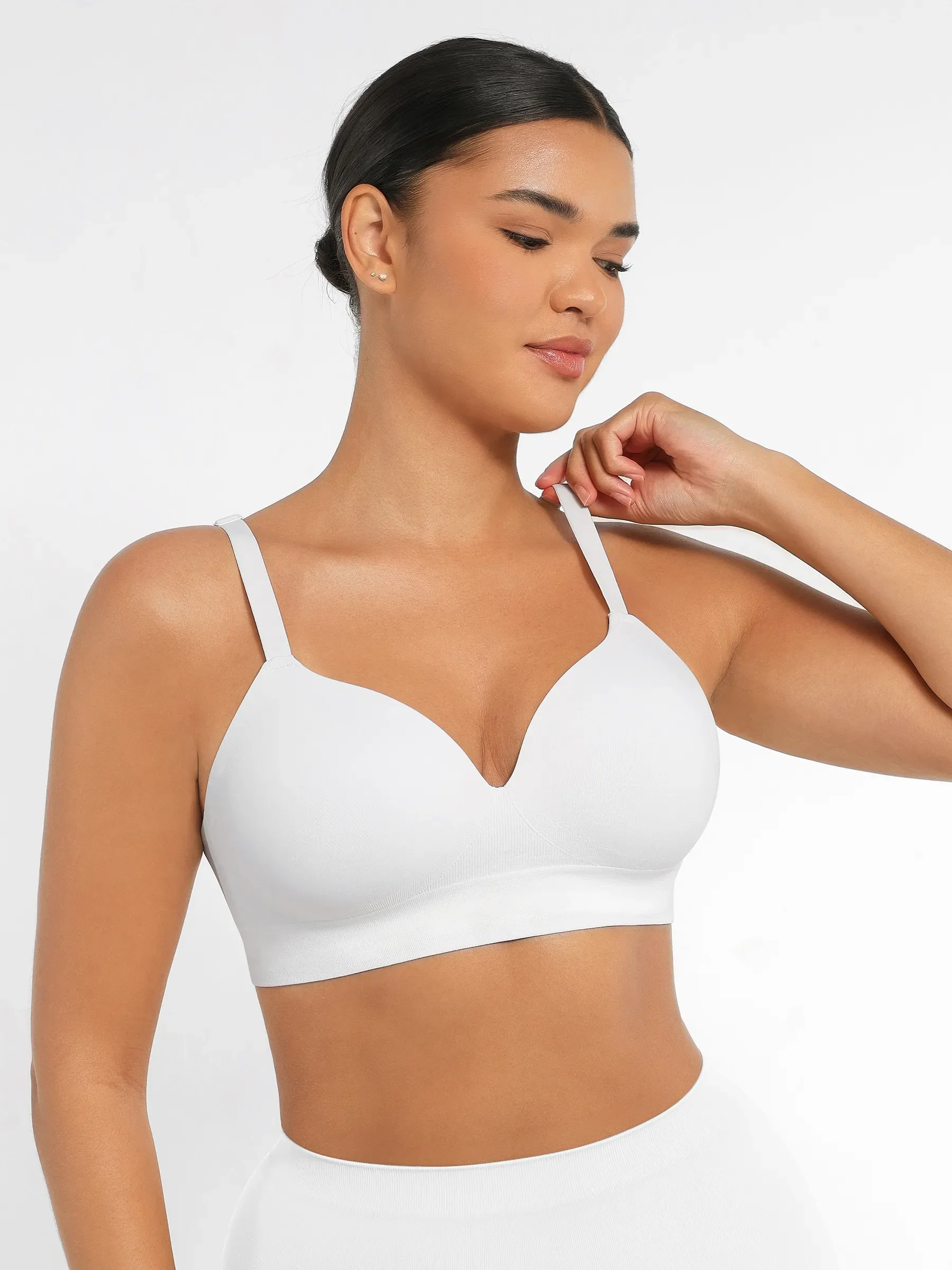 Wireless Push-Up Seamless Comfort Full Coverage Bra - Image 26