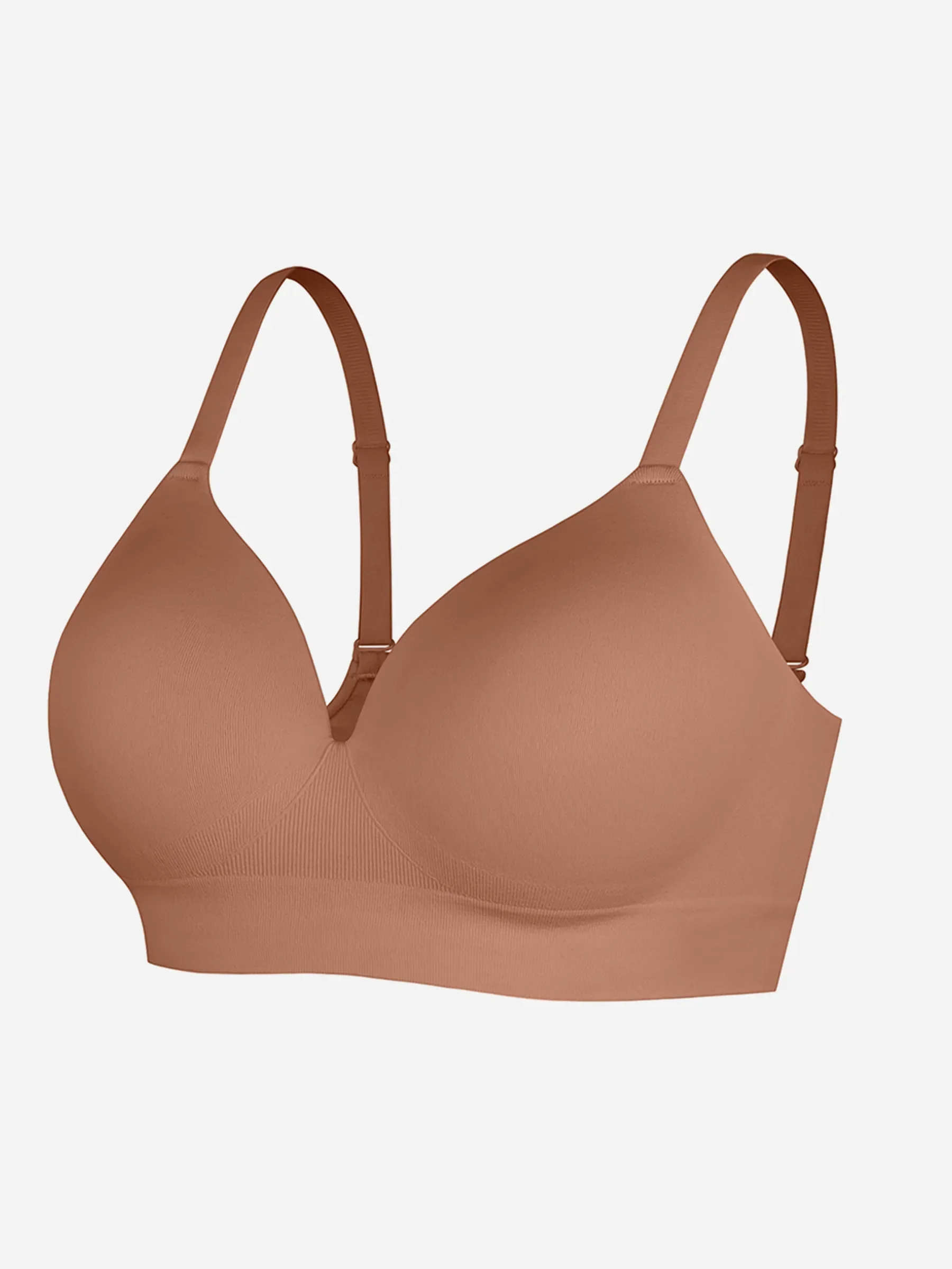 Wireless Push-Up Seamless Comfort Full Coverage Bra - Image 42