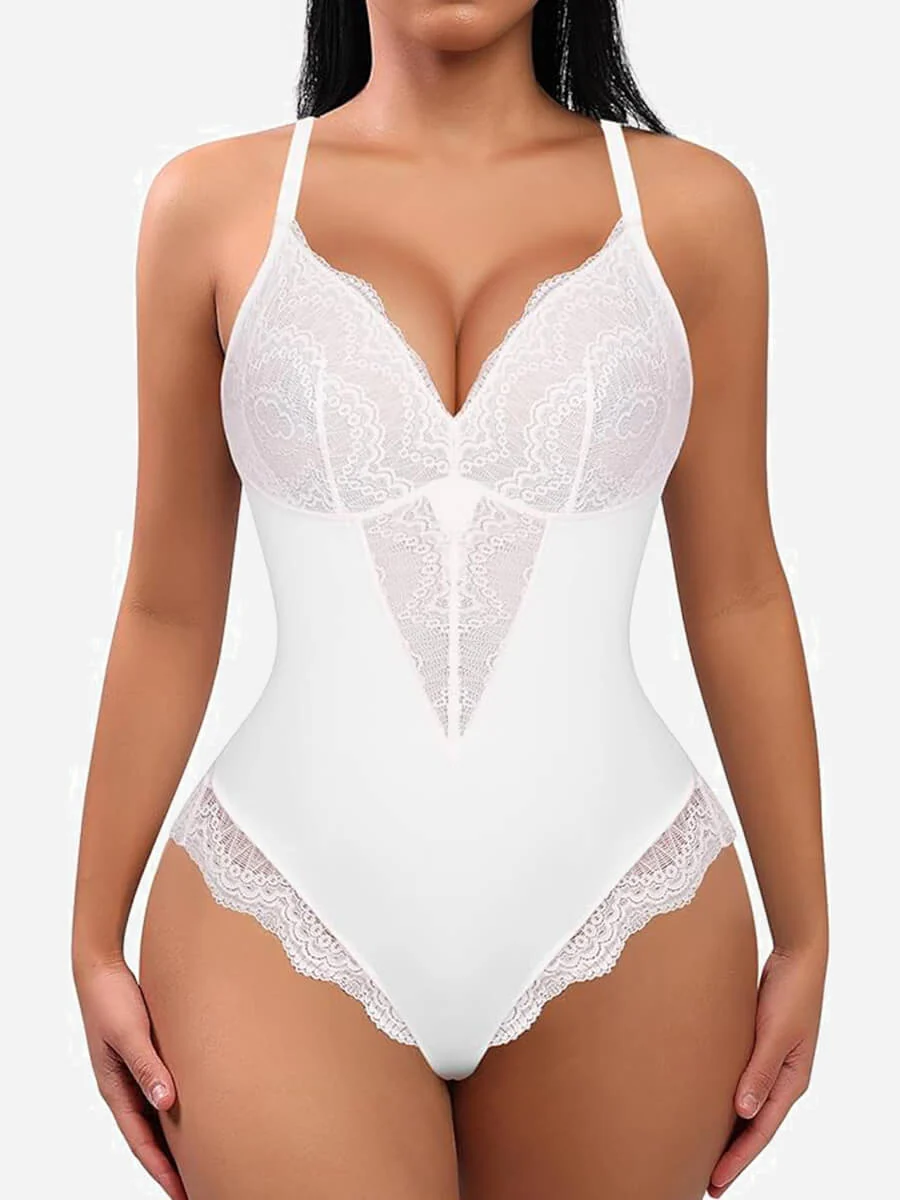 Lace Low Back Lace Bodysuit - Image 12