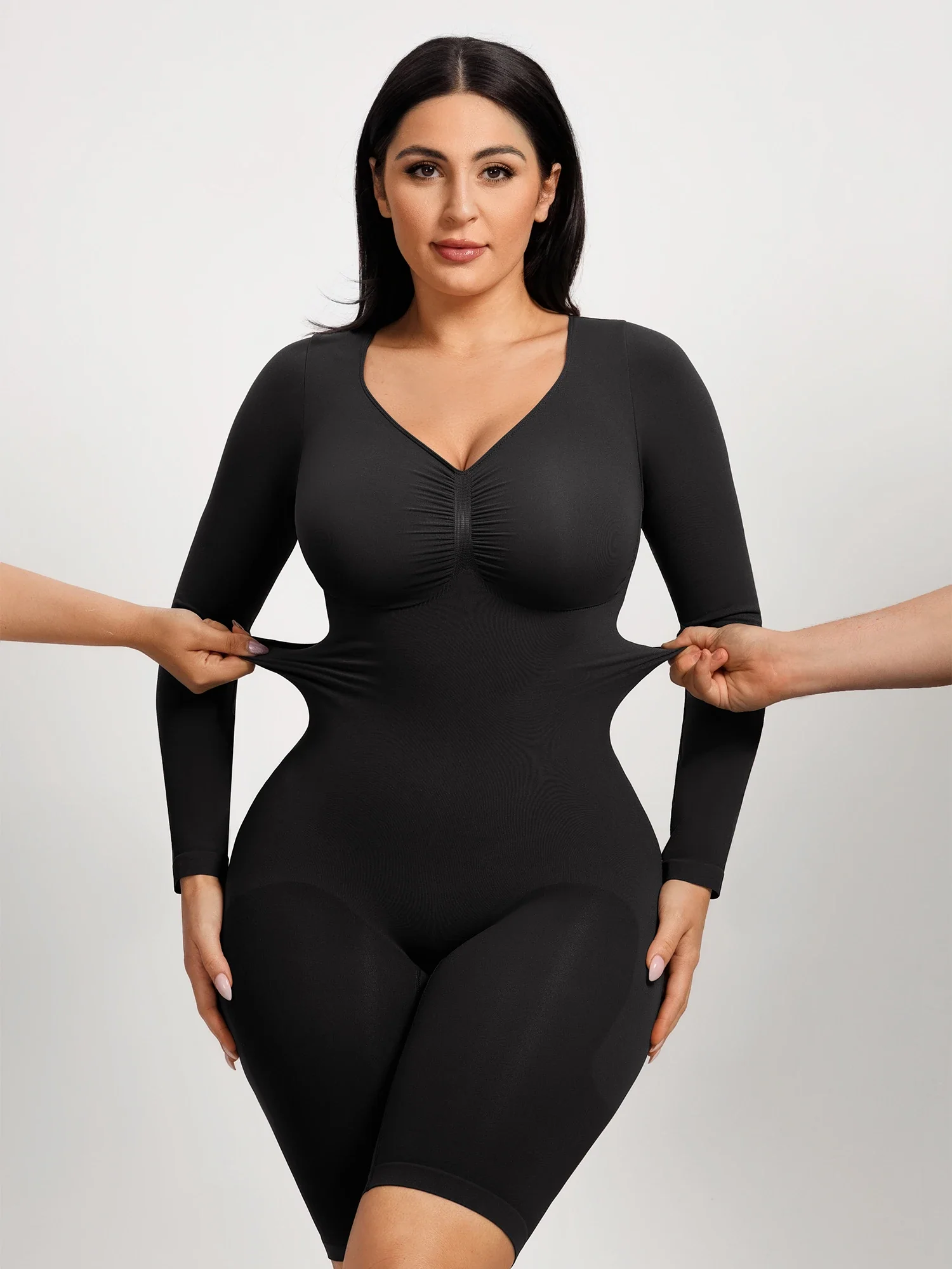 Seamless Firm Control Long Sleeve Everyday Bodysuit - Image 13