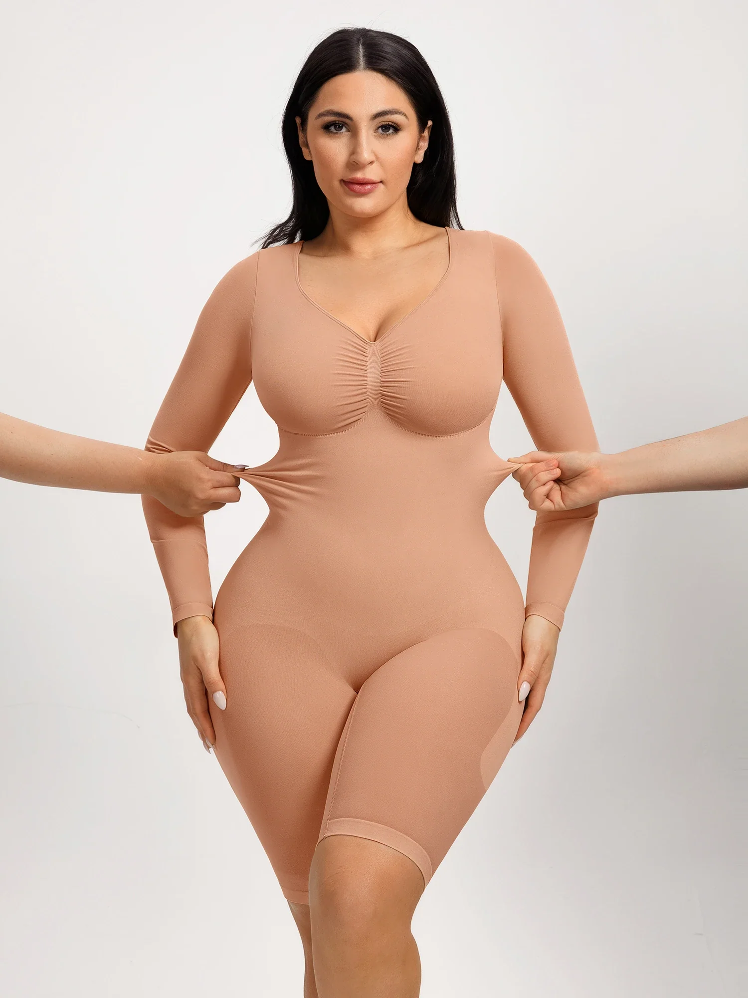 Seamless Firm Control Long Sleeve Everyday Bodysuit - Image 20