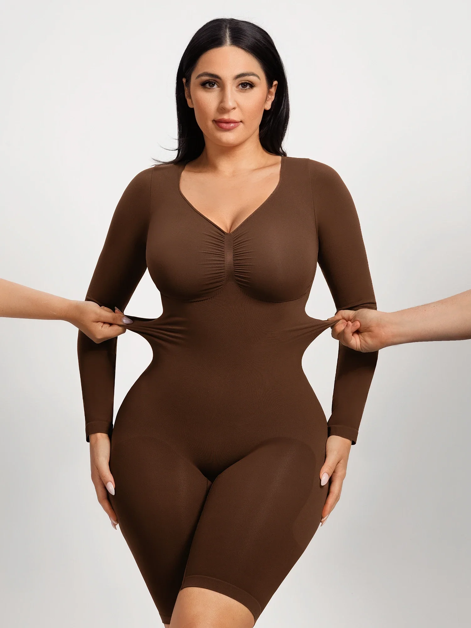 Seamless Firm Control Long Sleeve Everyday Bodysuit - Image 28