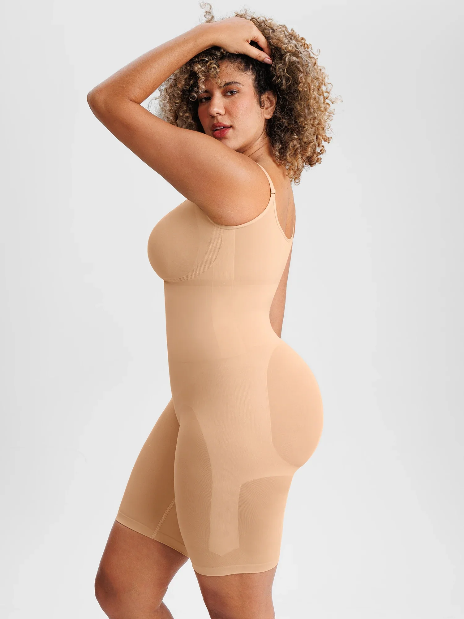 Tummy Control Seamless Stretch Bodysuit - Image 2